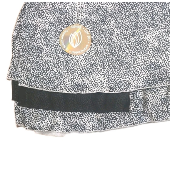 GG Blue Court 18 Tiered Athletic Skort Woman Plus 3X Tennis Golf Pickleball New - Picture 4 of 12